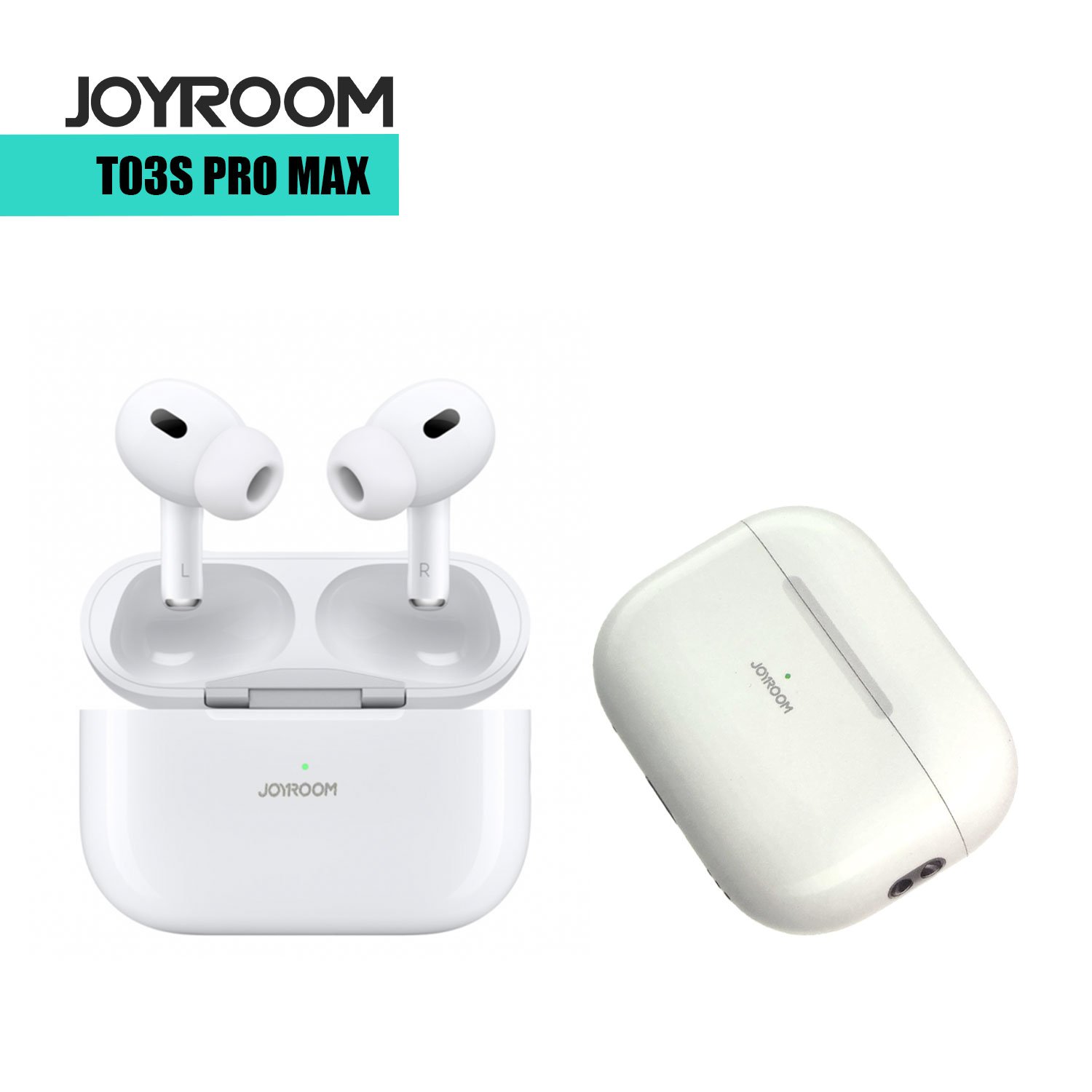 Joyroom Jr-t03s Pro Max True With Pop Up Windows Wireless Earbuds Original White - Image 2