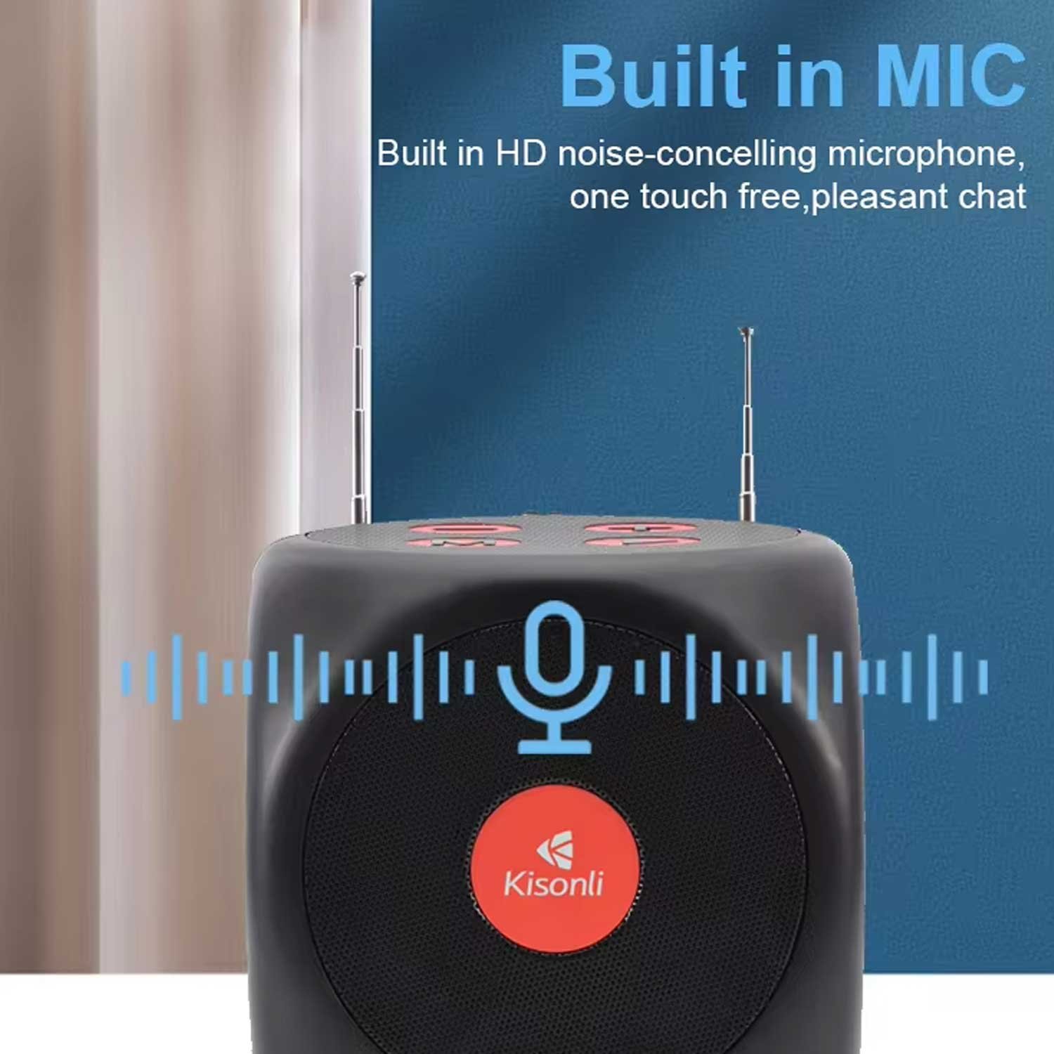 Kisonli G15 Portable Mobile Music Bluetooth Dice Mini Speaker - Image 2