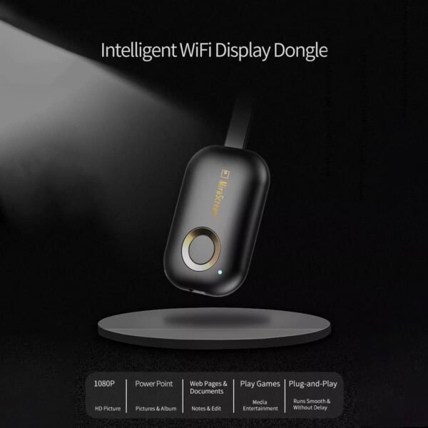 Mirascreen G9 Plus 2.4g 5g 1080p/4k Wireless Hdmi Wifi Dongle Mirror Screen Streamer Cast