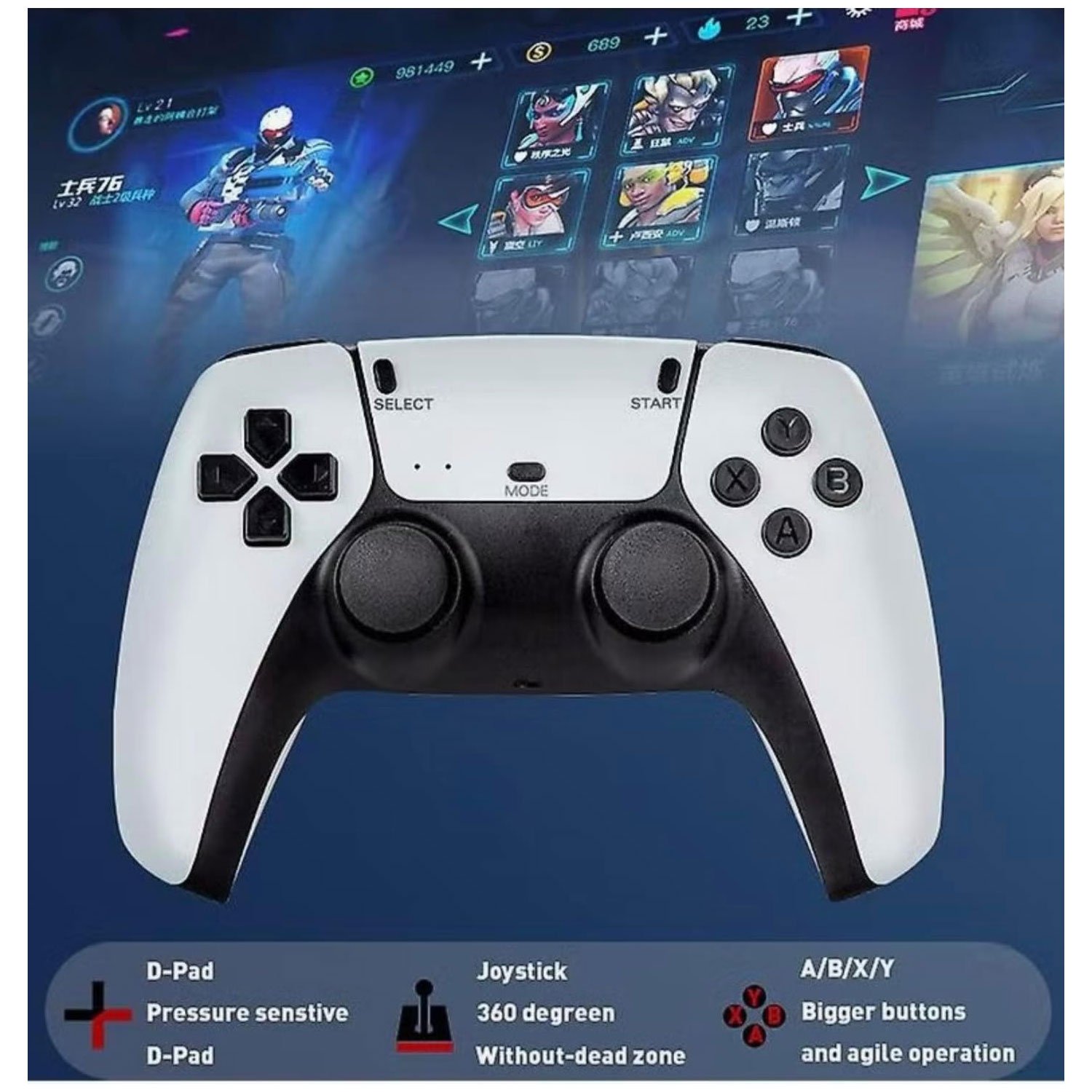 M8 Pro 64gb 4k 20000 Games Ic Mg99 Firmware M8g-v8.0 And Two Game Controllers Rk3228 Ram 256mb, Rom 128mb - Image 3