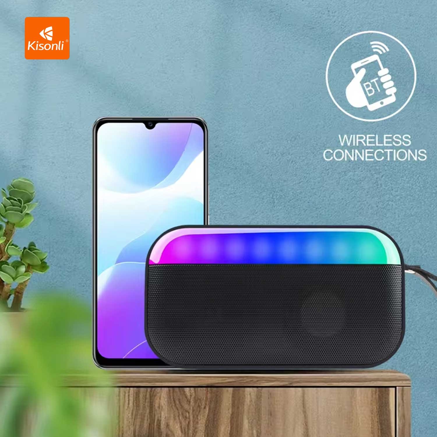 Kisonli S19 Portable Bluetooth Mini Speaker - Image 4