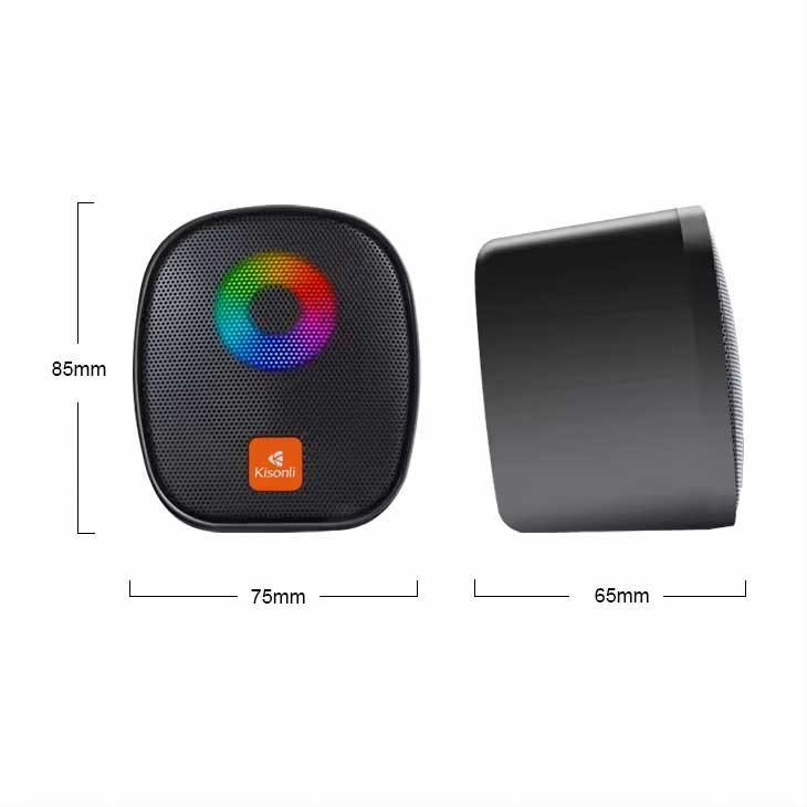 Kisonli X11 Rgb Gamer Pc Mini Usb Speaker With 6w Power - Image 4