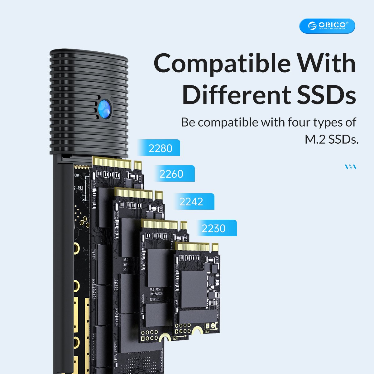 Orico Pwm2-g2 Ssd M2 Nvme Hard Drive Encloure - Image 2