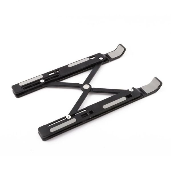 Speed-x 18 Inch Laptop Stand Creative Folding Storage Bracket Black - Image 3