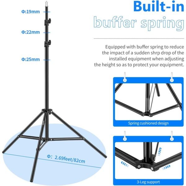 Flash Light Camera Tripod Stand 2.1m