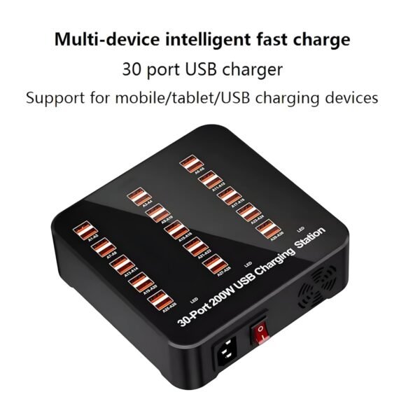 Charging Station 30 Port 200w Usb Fast