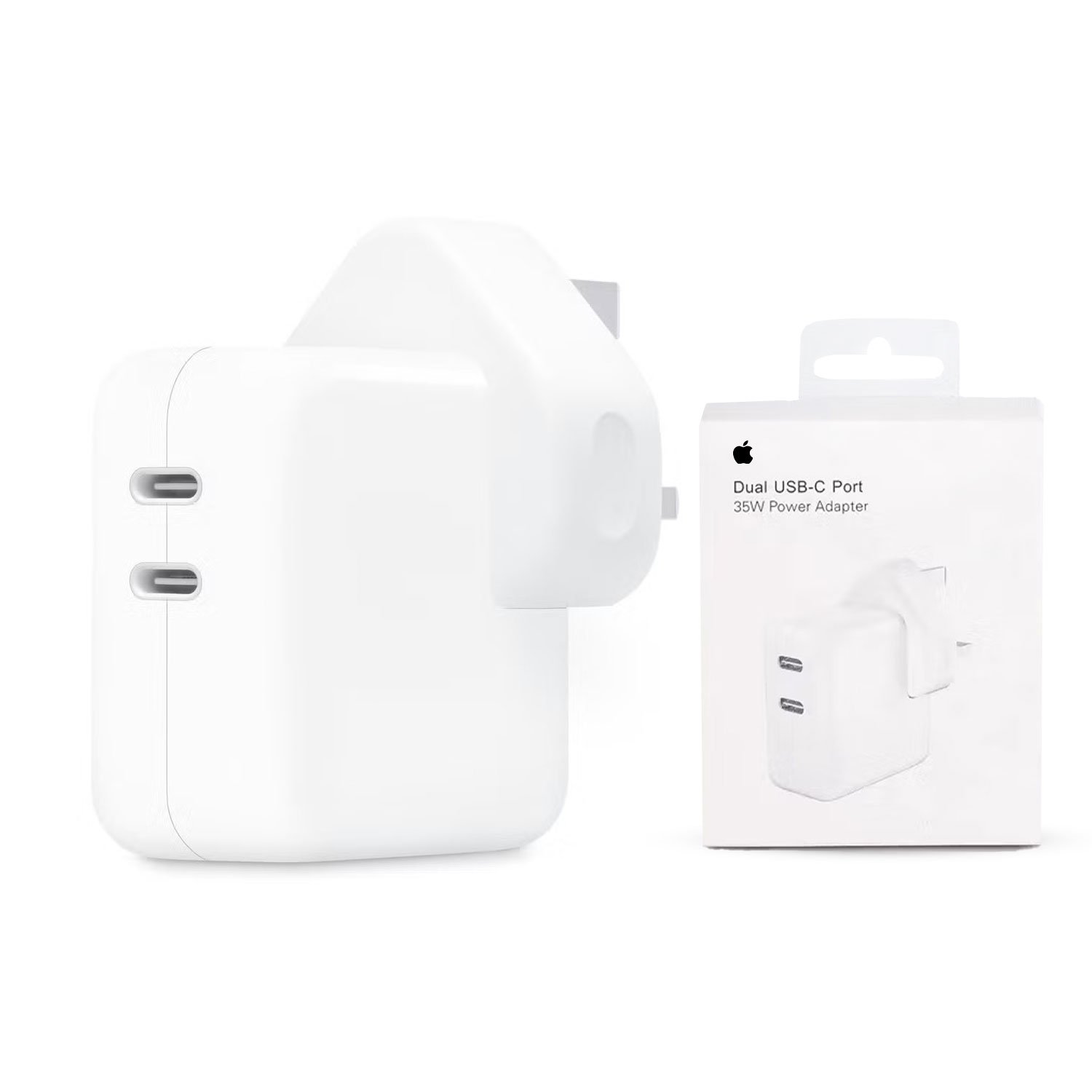 Iphone 35w Uk 3 Pin Dual Type C Fast Charging Pd Adapter - Image 4