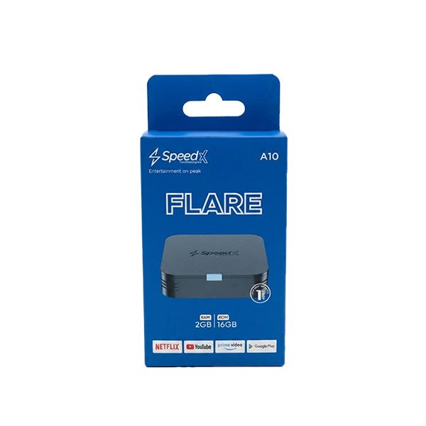 Speedx Flare A10 Quad-core Arm Cortex A53 Android 10.0 4k Smart Tv Box 2gb+16gb