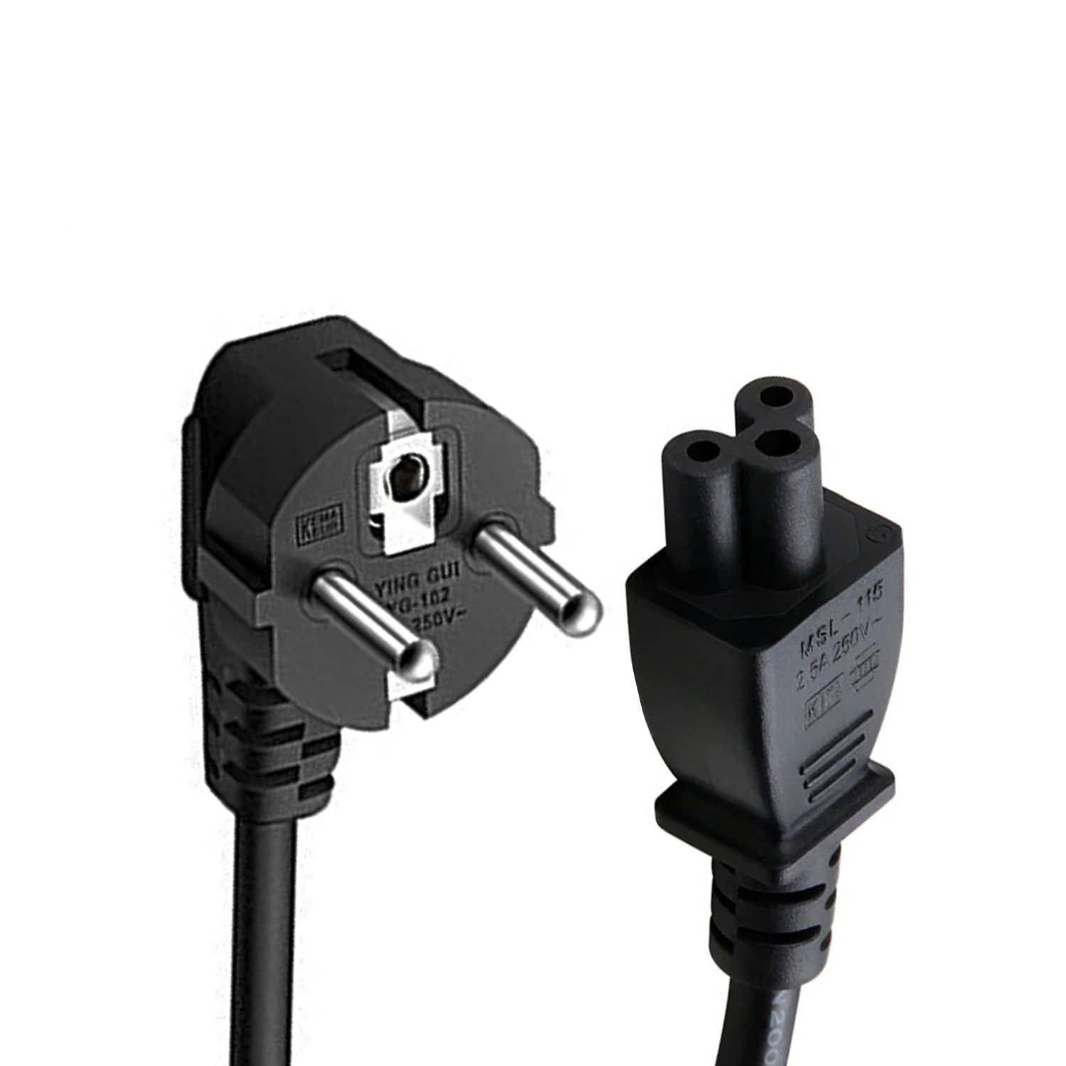 Imported Power Cable For Laptop 1.5m - Image 2