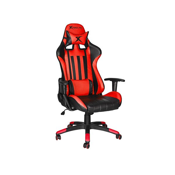 Xtrike Me Gc-905 Bk Ergonomic Adjustable Gaming Chair Caster Wheels (Red+Black)