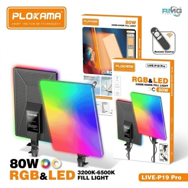 Plokama LIVE-P19 Pro 19-Inch RGB LED Fill Light