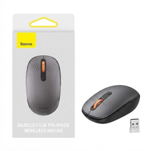 Baseus F01B Tri-Mode Wireless Mouse Frosted Gray