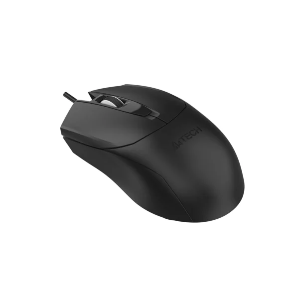 A4Tech OP-750S V-Track Mouse, 1200 DPI Optical Sensor, Silent Click.