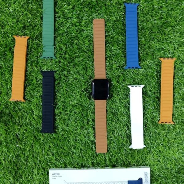 Leather Magnet Strap for Smartwatches – 42/44/45/49mm