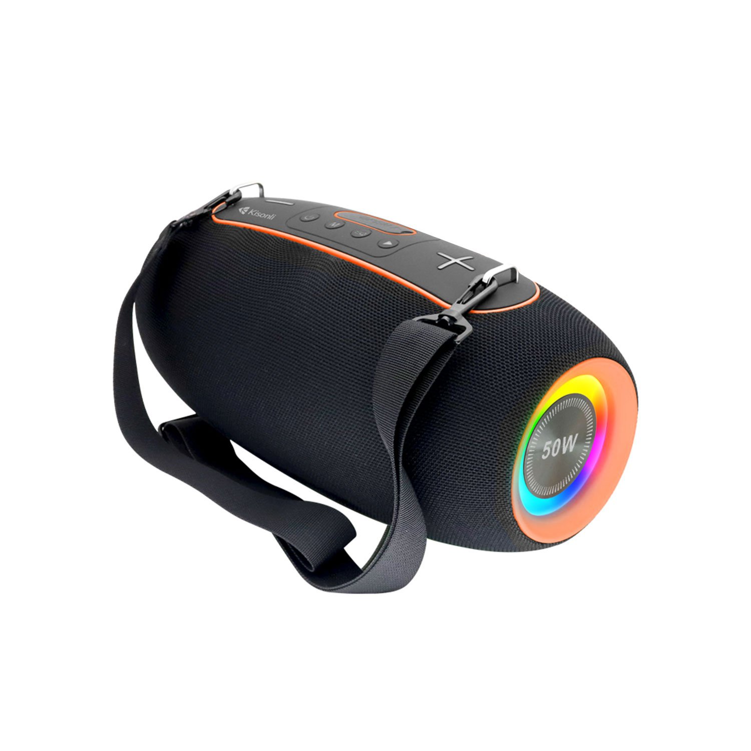 Kisonli K8 50w(30w*1+10w*2) Bt/usb/tf/aux/tws/rgb/eq Deep Bass Subwoofer Large Speaker - Image 4
