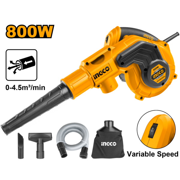 Ingco Aspirator Blower & Vacuum - AB8038 800WATT