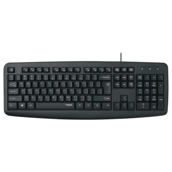 Rapoo NK2600 Wired USB Keyboard, Full-Size