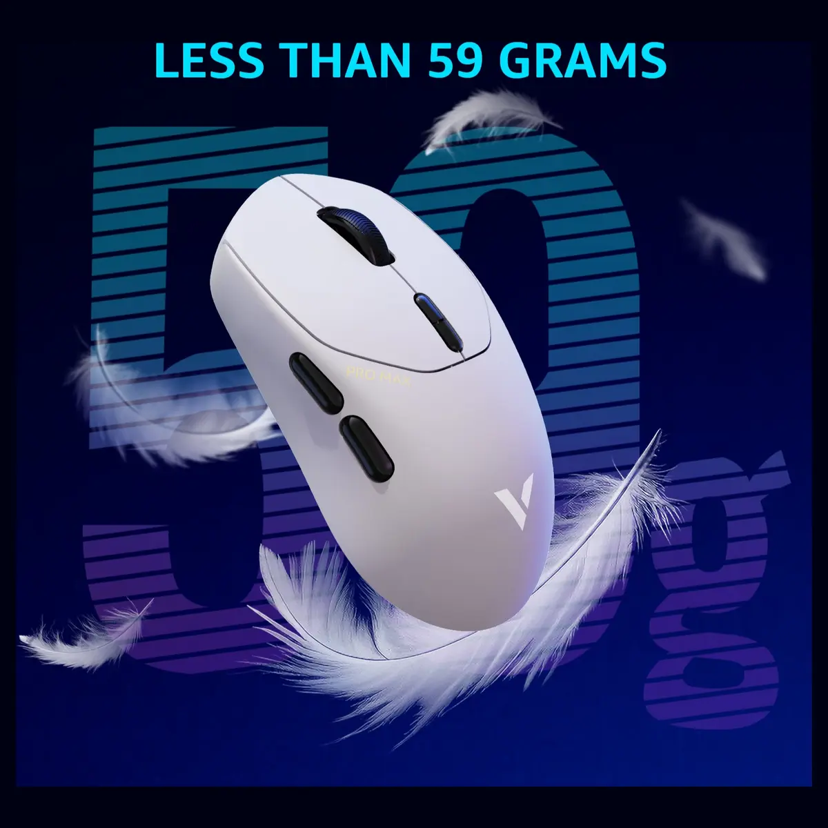 Rapoo VT1 Pro Max Wireless Gaming Mouse, 8K Wired and 4K Wireless.