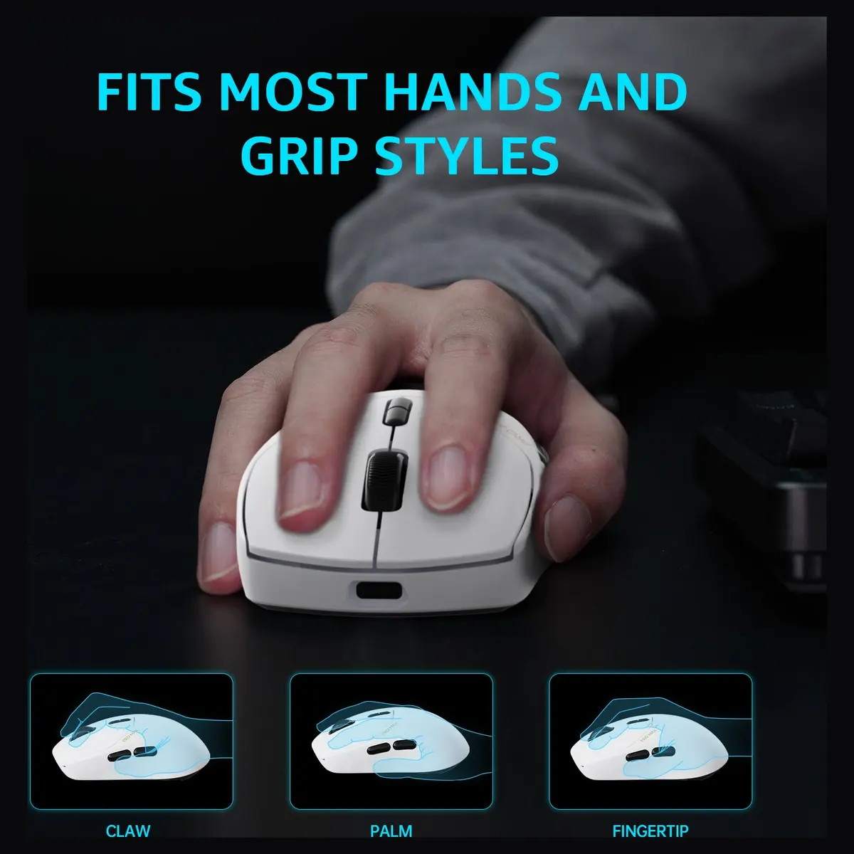Rapoo VT1 Pro Max Wireless Gaming Mouse, 8K Wired and 4K Wireless. - Image 6