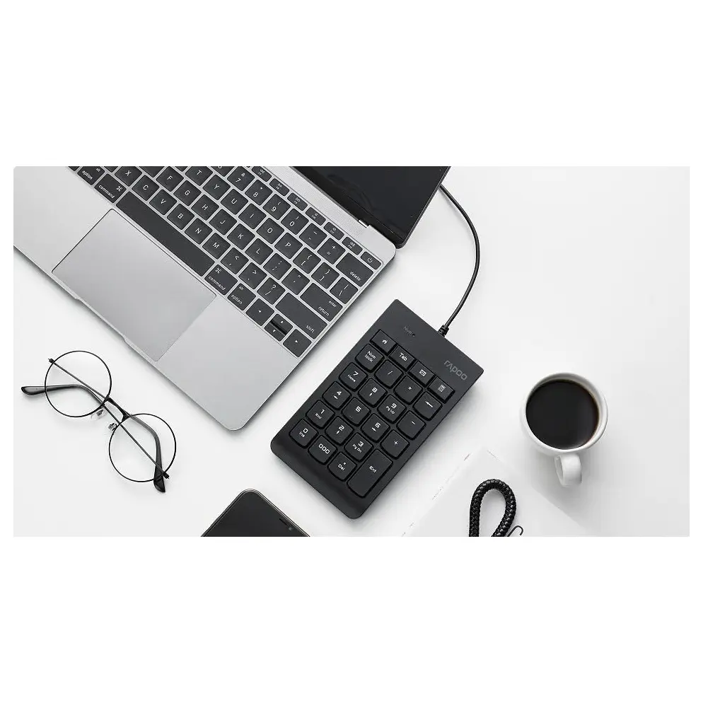 Rapoo K10 Numeric Keyboard, USB 3.0 Plug and Play, 23-Key - Image 4