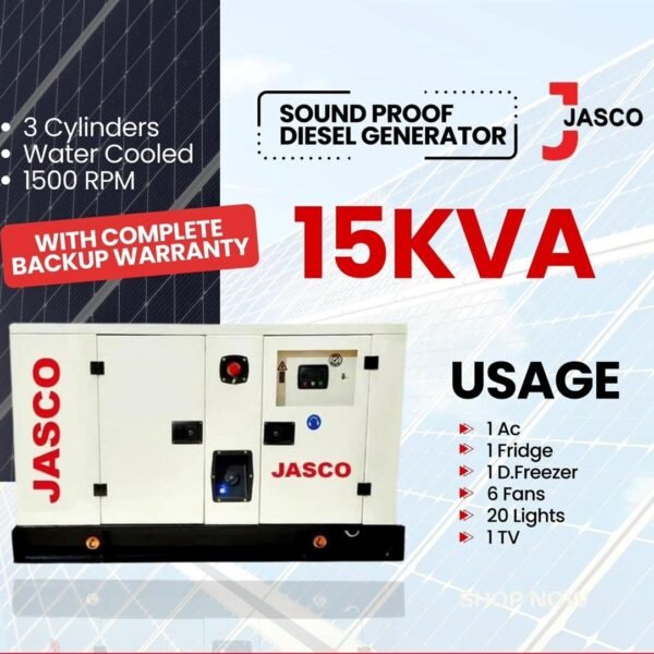 Jasco Diesel Generator 15 KVA