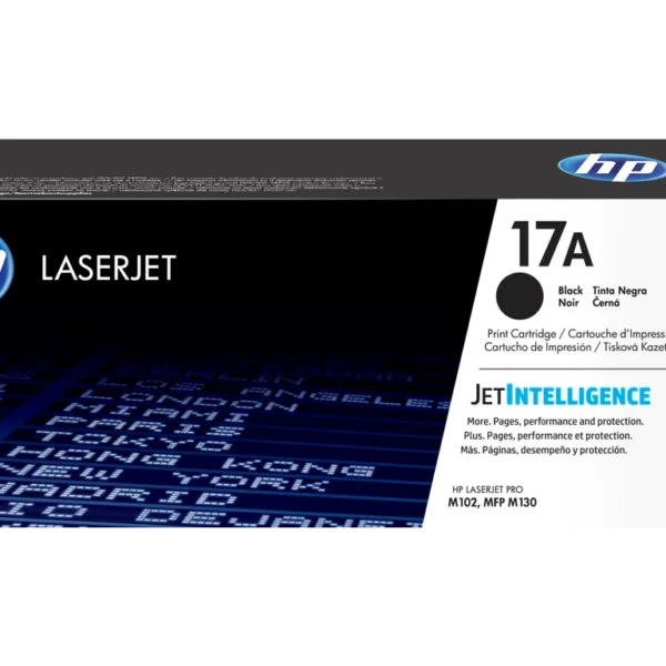 HP 17A Black Toner Cartridge Compatible Printers