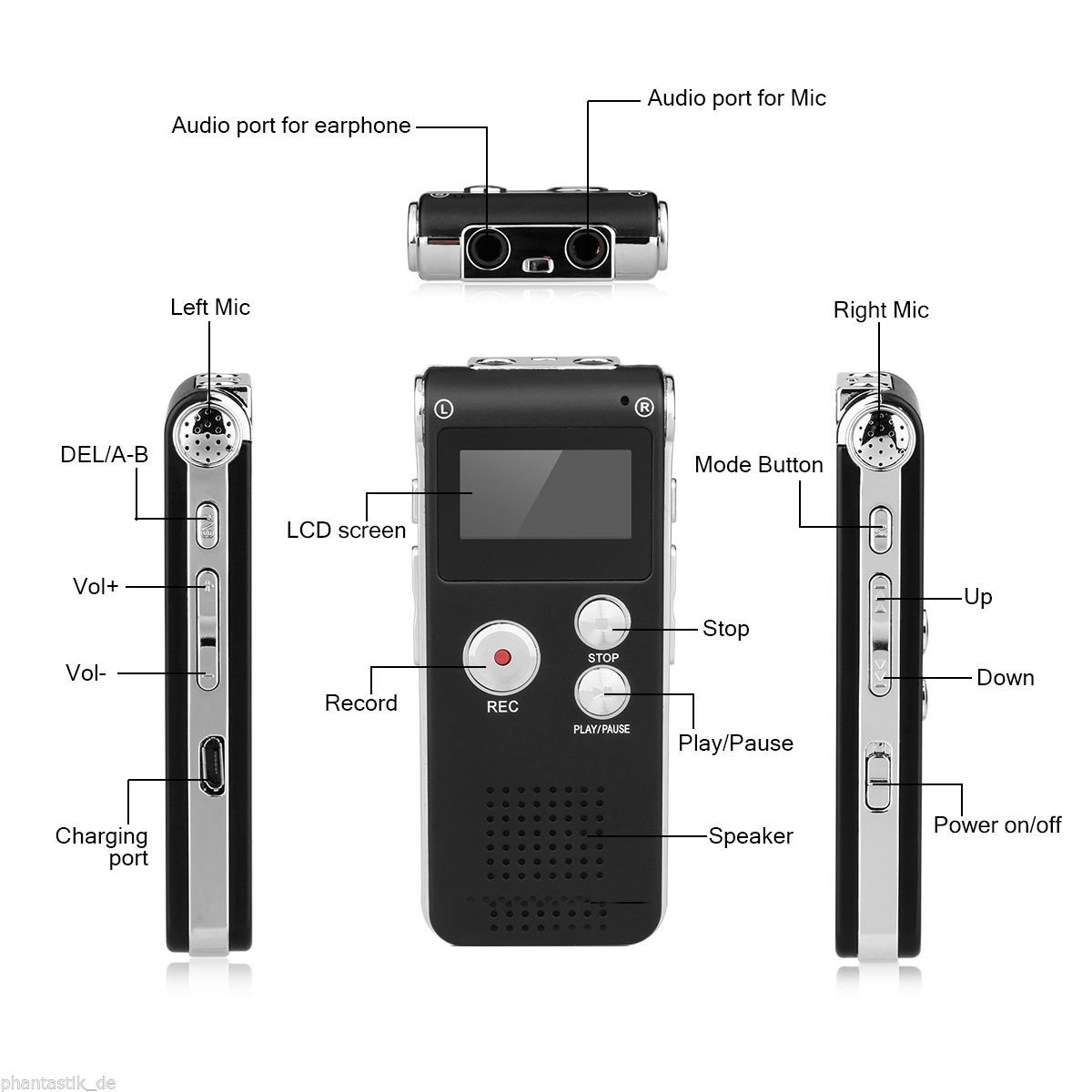 Voice Recorder 8gb - Image 2
