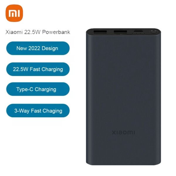Xiaomi Mi 10000mah 22.5w Power Bank Usb-c Two-way Fast Charge Powerbank Portable Charger