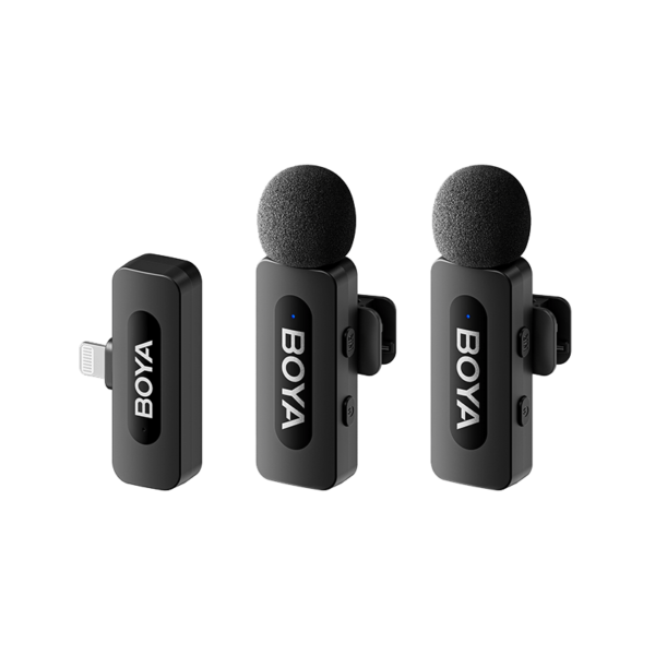 BOYA BY-V2 dual person wireless microphone system