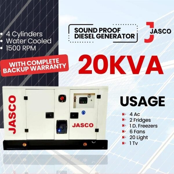 Jasco Diesel Generator 20 KVA