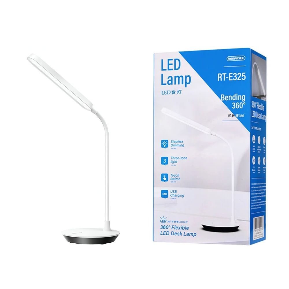 Remax Rt-e325 360° Flexible Portable Eye-caring Led Desk Lamp - Image 3