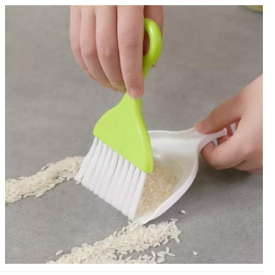 Dust Pan and Brush Mini Hand Broom and Dustpan Set Brush Cleaning For Table Desktop Keyboard Cleaning Brush Plastic Clean Accessories Household