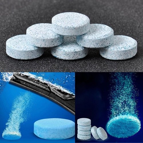 10Pcs Car Windshield Glass Washer Cleaner Compact Effervescent Tablets