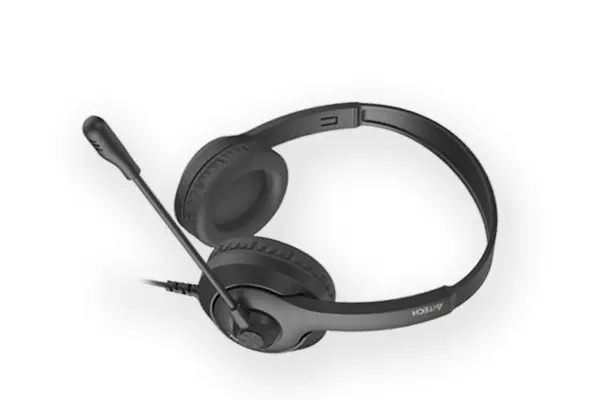 A4tech FH100U Stereo Headset - Stone Black - Image 2