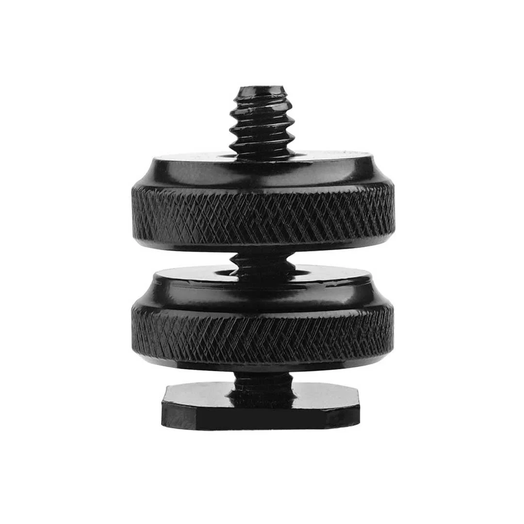Camera Hot Shoe Mount to 1/4-20 Tripod Screw Adapter - Image 2