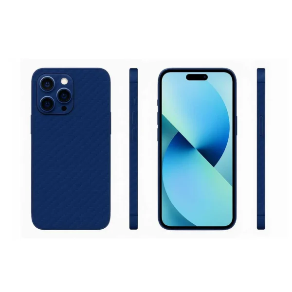 Carbon Fiber Skin for iPhone 11–16 Pro Max