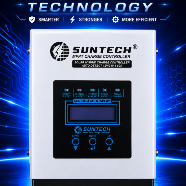Suntech Mppt Solar Charge Controller Hybrid 80 Ampere