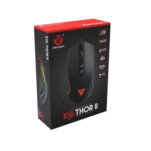 Fantech X16 Thor II Wired RGB Gaming Mouse