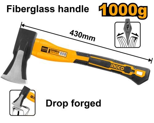 Ingco Aircraft Axe Fiberglass Handle