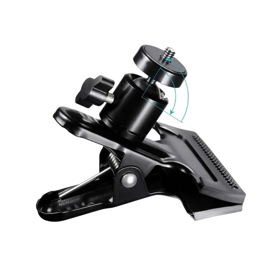Table Clip Holder with Ball Head & 1/4-Inch Screw Mount - Image 3