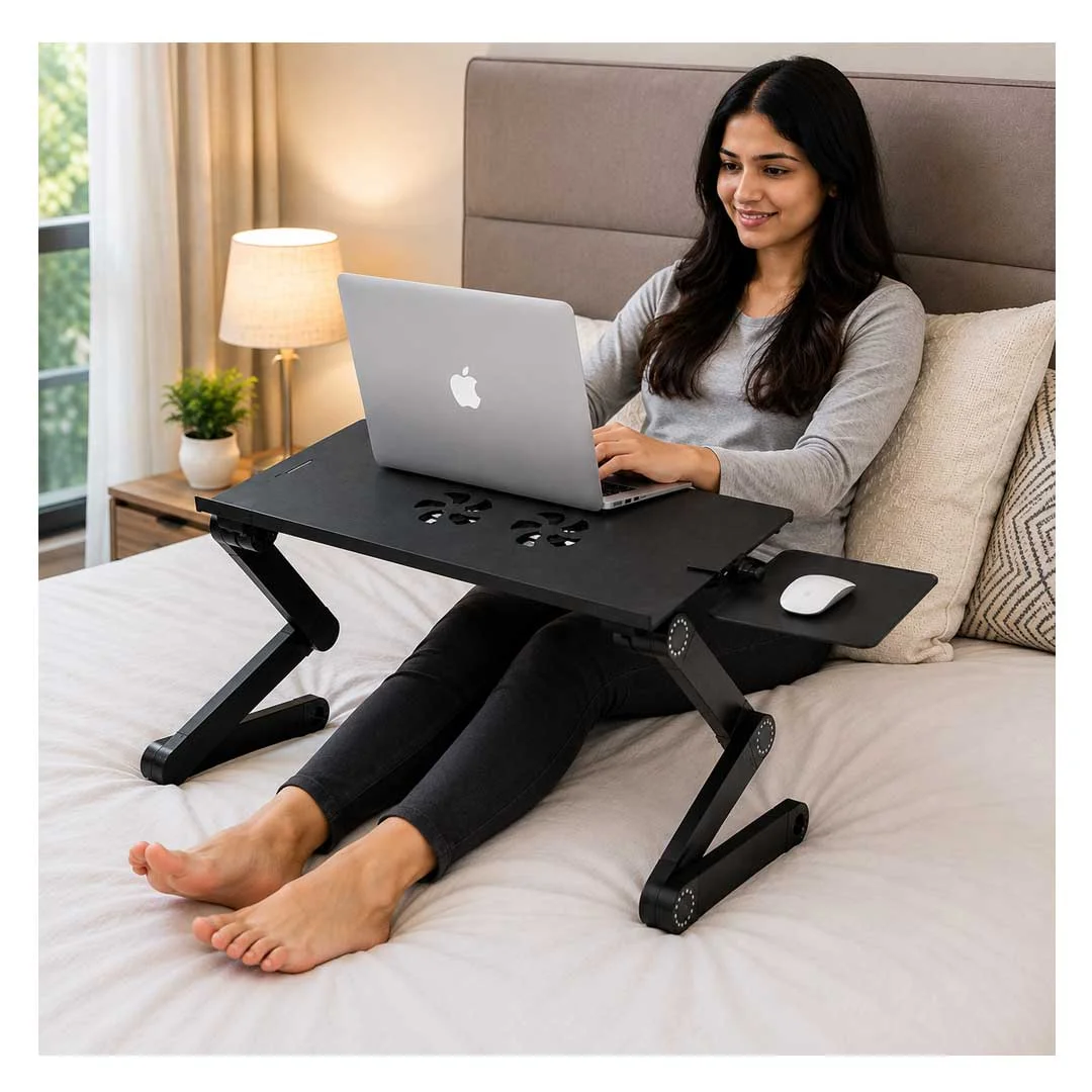 T8 Laptop Stand & Table with 2 Cooling Fan