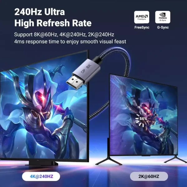 UGREEN 25905 DisplayPort 8K Cable 2m