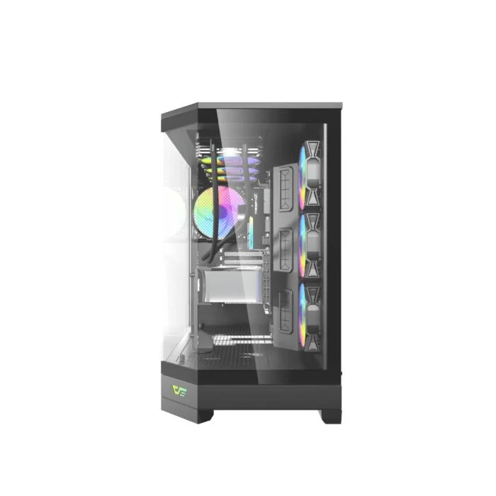 Darkflash DQX90 Luxury Gaming PC Case – Black - Image 2