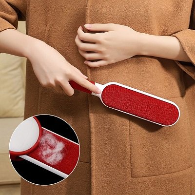 Single Brush Multifunctional Lint Brushes for Pet Hair Cat for Furniture Clothes Self-Cleaning Single Brush