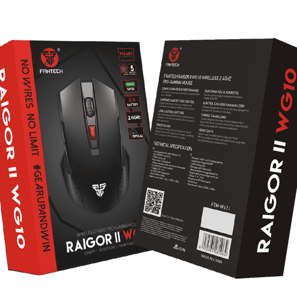 Fantech Raigor II WG10 Wireless 2.4GHz Pro Gaming Mouse