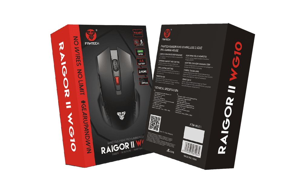 Fantech Raigor II WG10 Wireless 2.4GHz Pro Gaming Mouse
