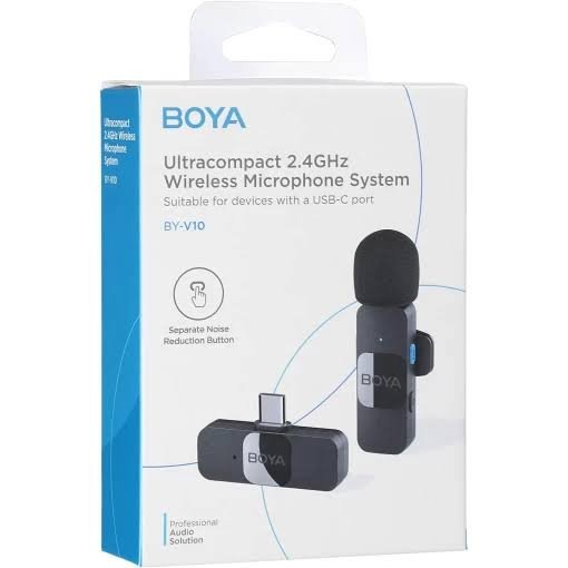 BY-V10 Ultracompact 2.4GHz Wireless Microphone System