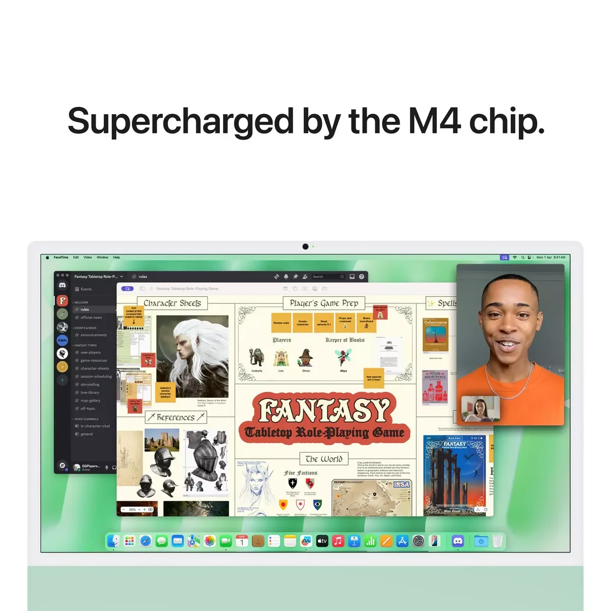 Apple iMac MWV03 24" M4 Chip 10-Core CPU, 10-Core GPU, 16GB Memory, 512GB SSD, 4.5K Retina Display, Magic Keyboard, Magic Mouse, macOS, Green - Image 5