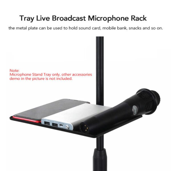Sound Card Tray Rack Stand Tray Tripod Phone Holder for Outdoor Photography