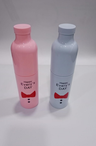 Cartoon Design Portable Toothbrush Holder - Bottle Design